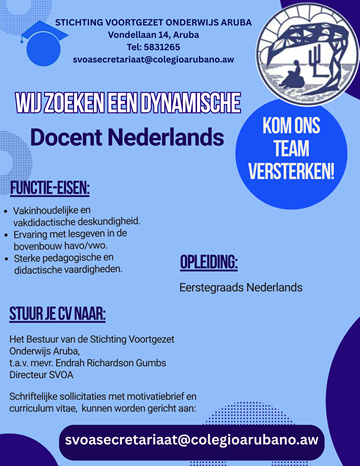 vacature Nederlands